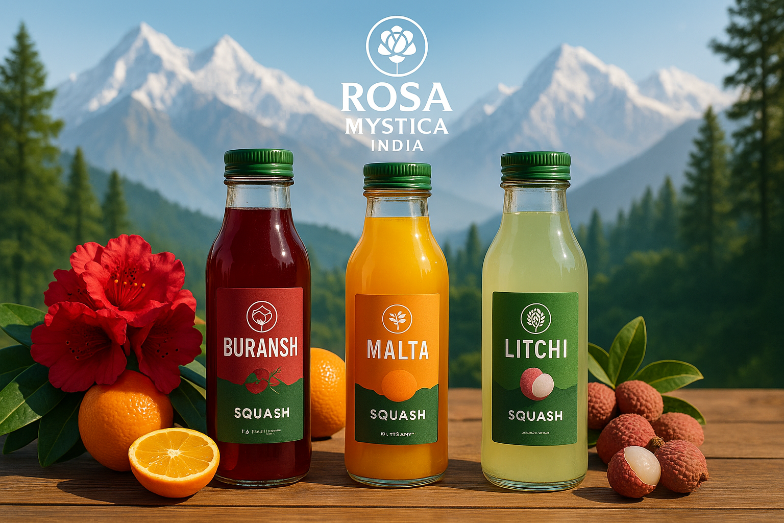 Change Himlayan Fruit squash with Logo