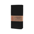 Rosa Mystica Cloth Napkins 18x18 Inches, 85% Cotton 15% Linen Dinner Napkins with Hemmed Edges, Washable Napkins Ideal for Parties, Weddings and Dinners (Black, Pack of 6)