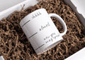 Rosa Mystica Ceramic Mug with Shhhh Quote Set of 1 to Gift for Her, Best Friends, Gift for Him, White Ceramic Mugs- 300 ml
