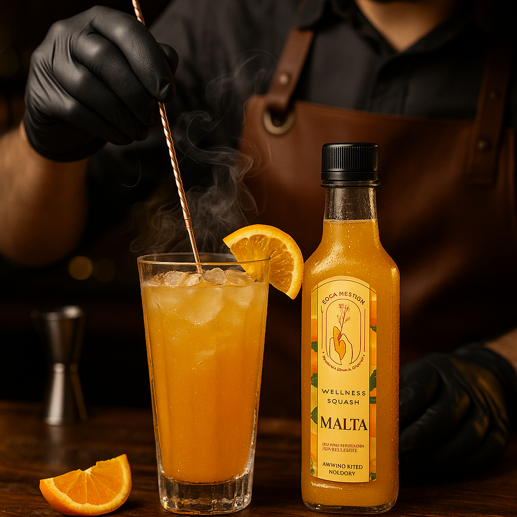 Rosa Mystica Malta Squash 500 ml – Natural Fruit Drink Concentrate, No Artificial Colors, Refreshing & Healthy Juice, Beverage