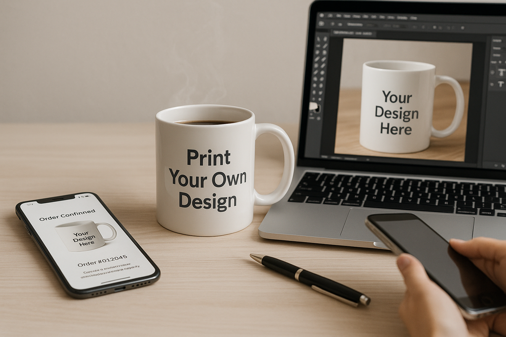 Rosa Mystica – Print Your Own Customized Mug | Personalized Ceramic Coffee Mug with Your Design, Name, or Logo | Perfect for Gifts, Office & Home Use (White, 350ml)