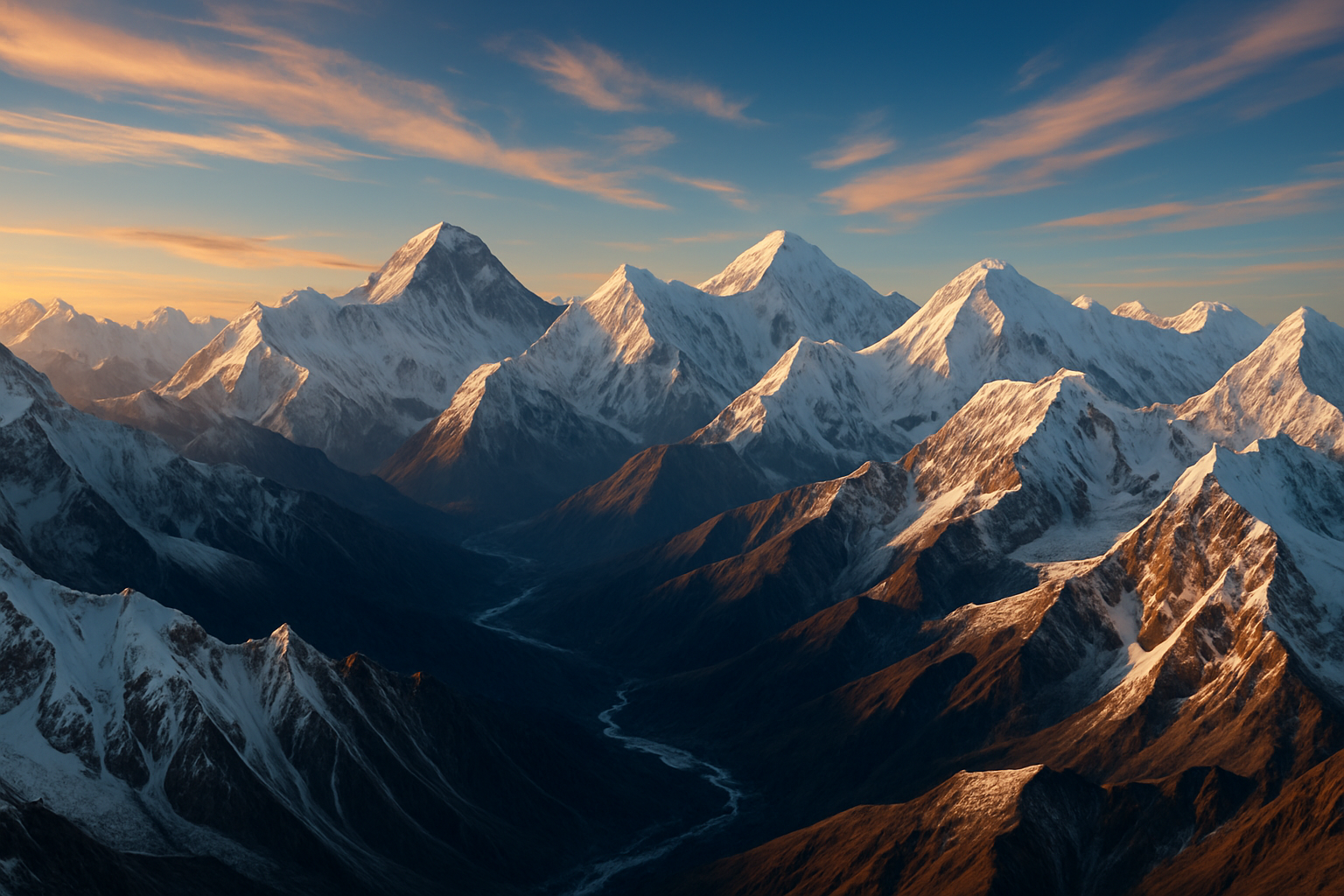 create image of himalays